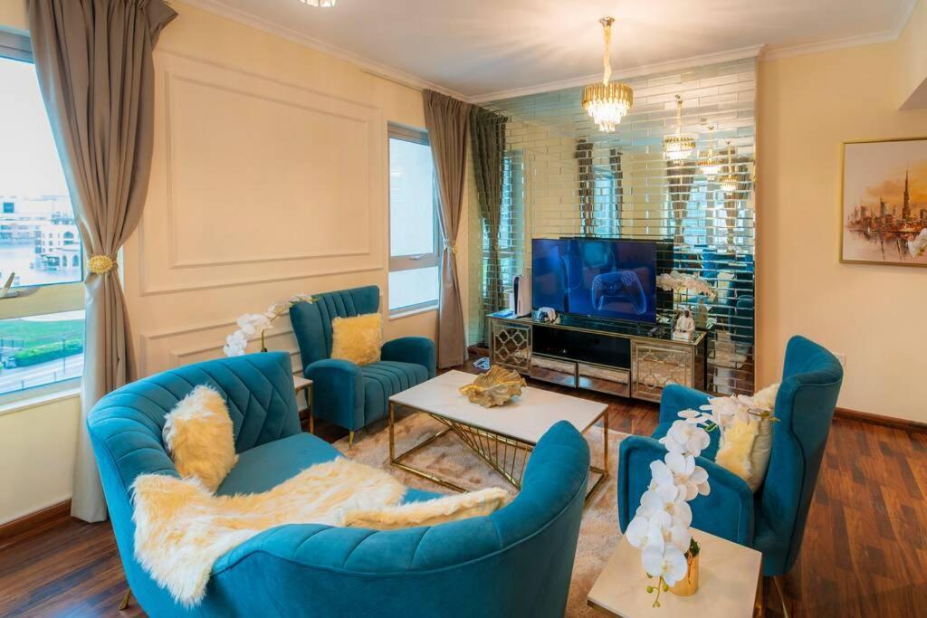 First Class 2Br With Full Burj Khalifa And Fountain View Dubaï Extérieur photo