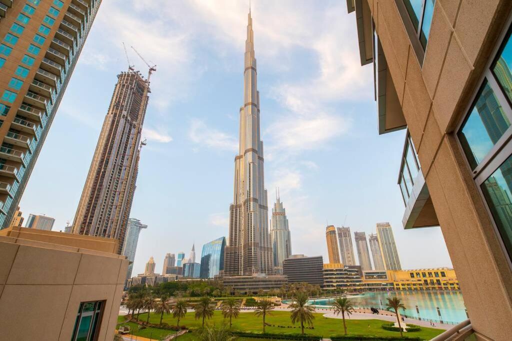 First Class 2Br With Full Burj Khalifa And Fountain View Dubaï Extérieur photo