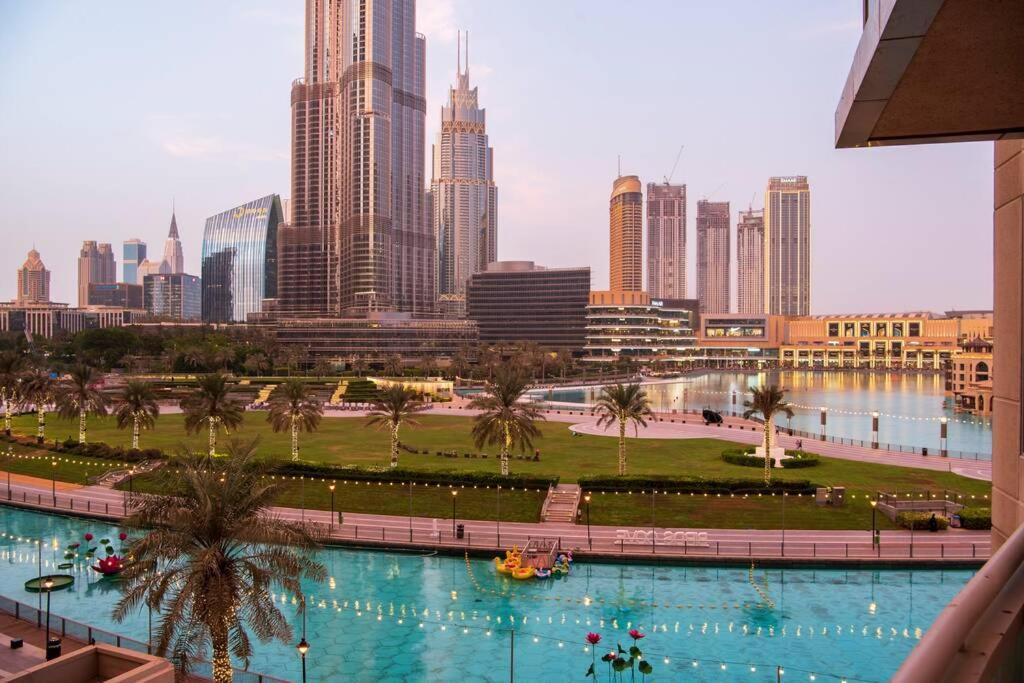 First Class 2Br With Full Burj Khalifa And Fountain View Dubaï Extérieur photo