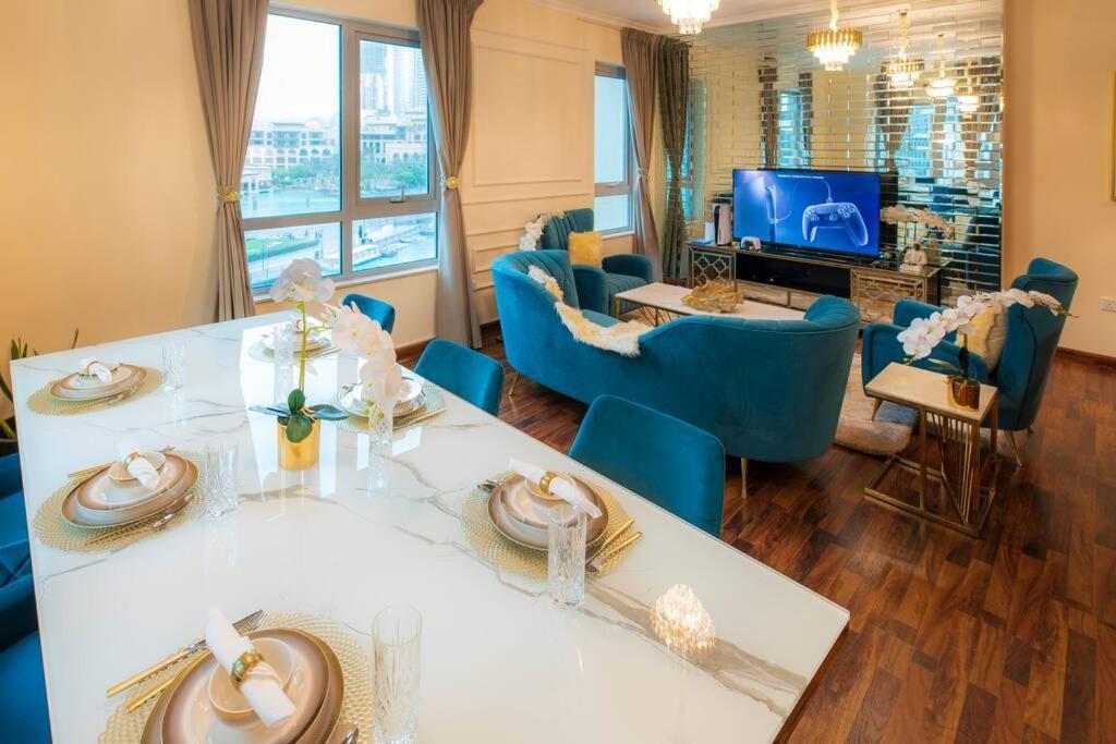 First Class 2Br With Full Burj Khalifa And Fountain View Dubaï Extérieur photo