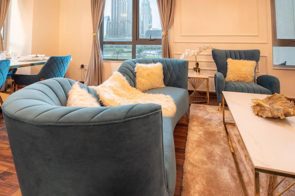 First Class 2Br With Full Burj Khalifa And Fountain View Dubaï Extérieur photo