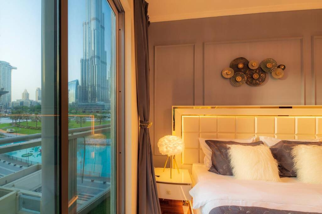 First Class 2Br With Full Burj Khalifa And Fountain View Dubaï Extérieur photo